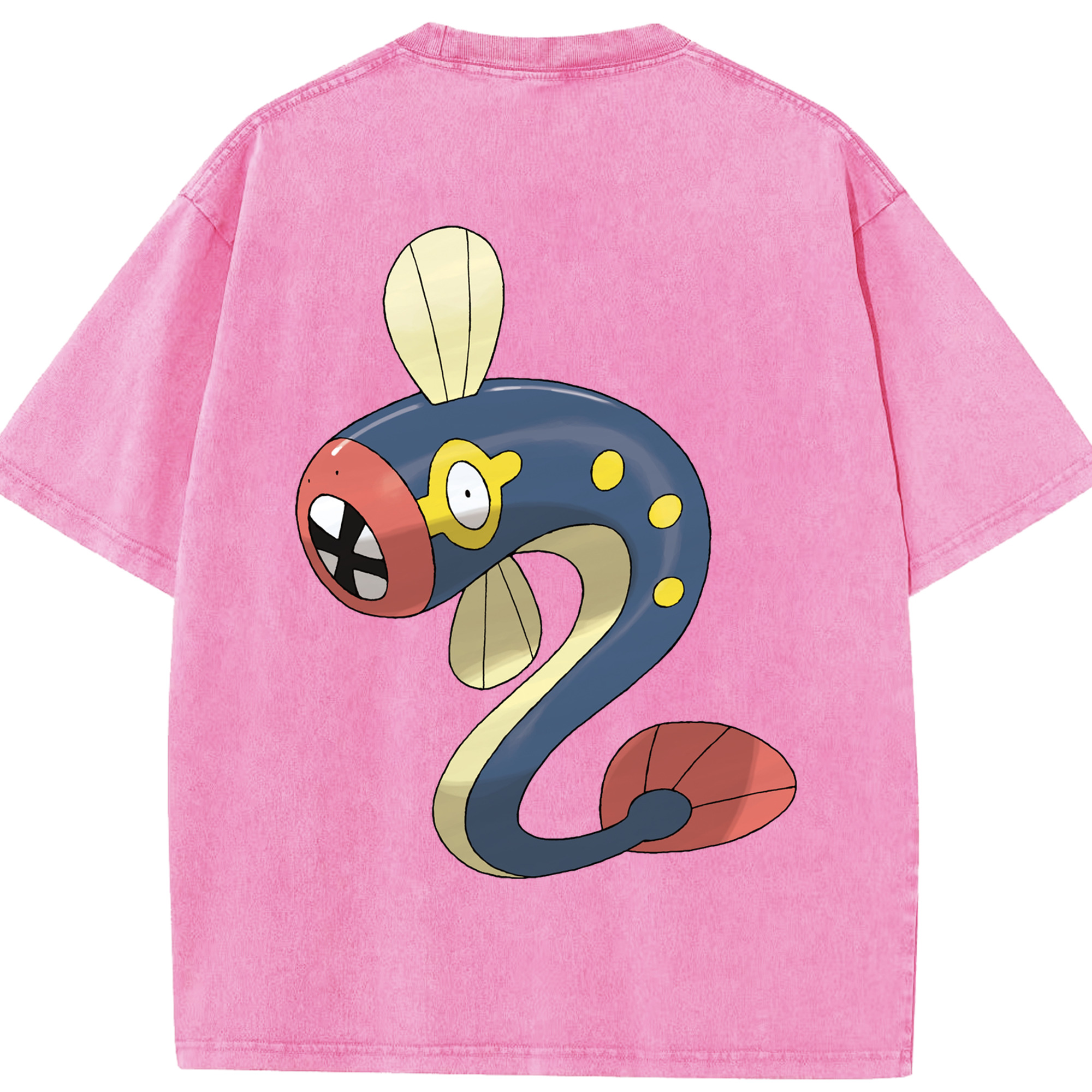 （画像用） ポケットモンスター Pokémon 綿100% ヴィンテージ風 半袖Tシャツ（背面プリント）